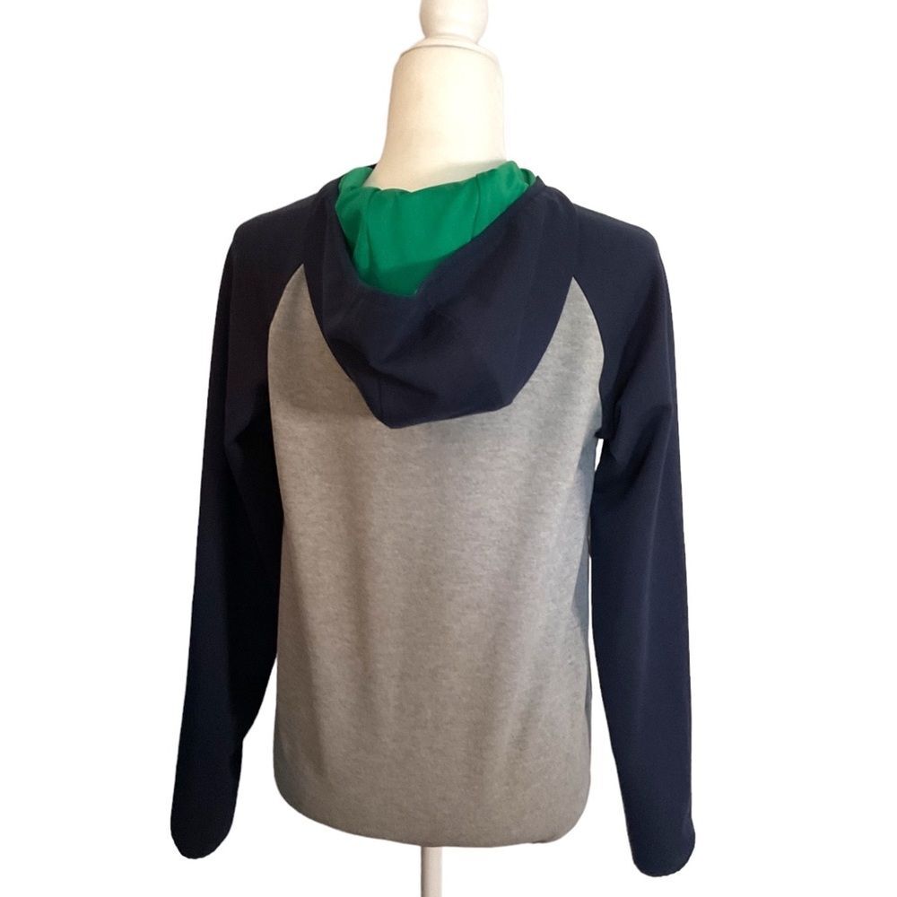 St. Bernard for Dunnes Stores Blue Gray Ireland Rugby Hoodie Size S 33/34 Chest - Picture 4 of 14